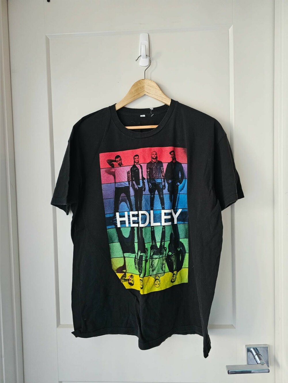 Hedley  Black Rainbow Graphic Short-Sleeve T-Shirt